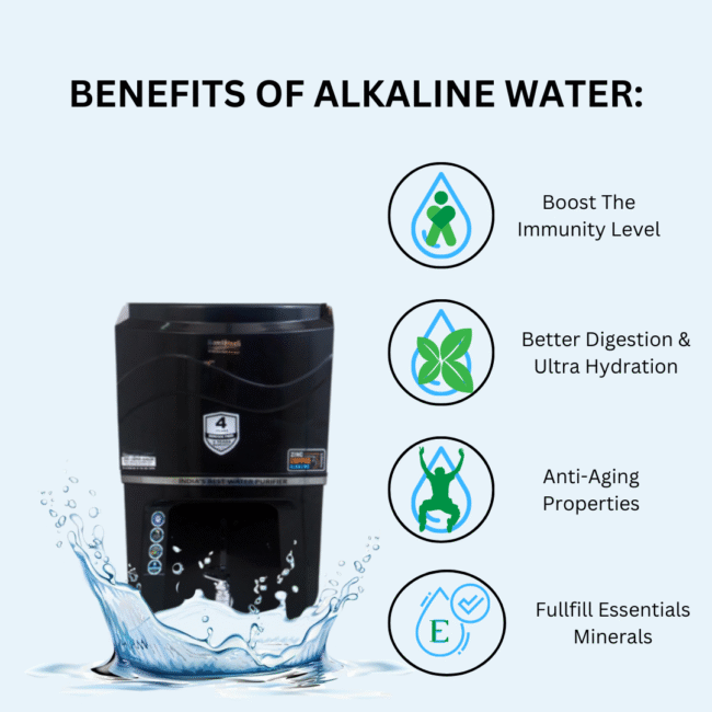 Decent Ro Copper With Zinc Alkaline Water Purifier Black